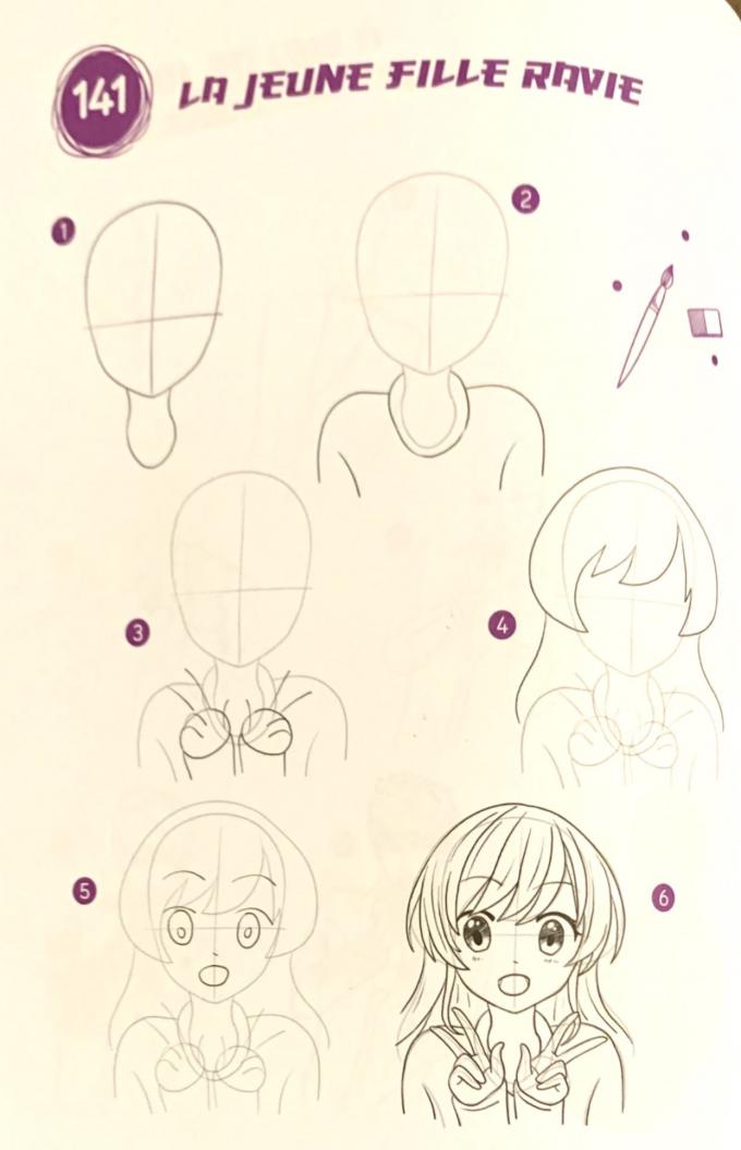 Devenir Expert En Dessin De Manga Mes 300 Mod les Dessiner En Pas 